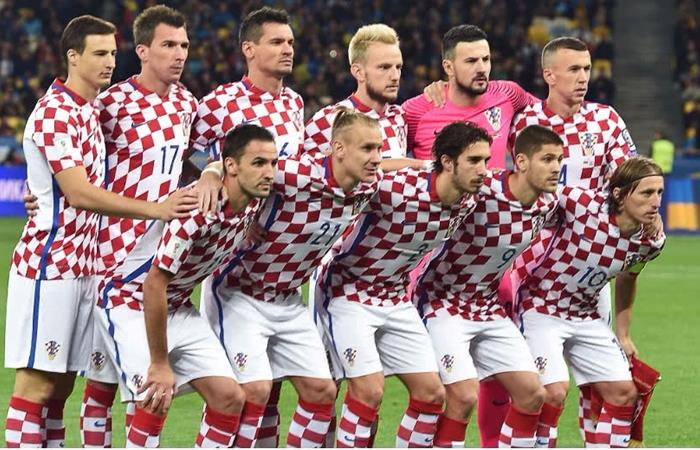 Selección de Croacia. Foto: AFP