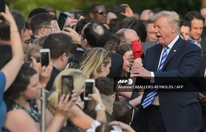 El presidente de los Estados Unidos, Donald Trump. Foto: AFP