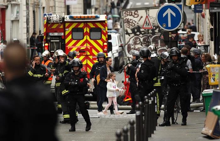 Liberan a rehenes en el centro de París y detienen al secuestrador. Foto: EFE