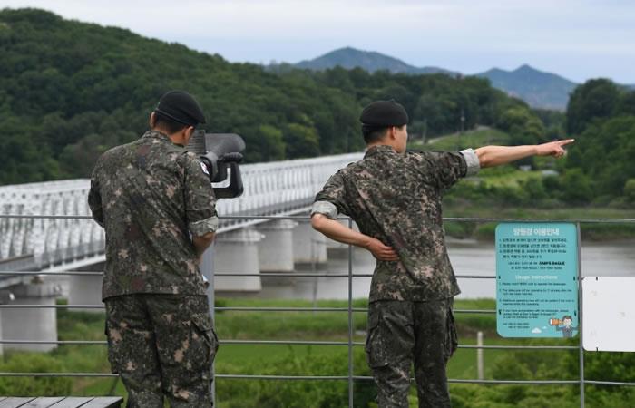 El ejercicio de defensa de Dokdo es una rutina destinada a impedir una invasión japonesa. Foto: AFP
