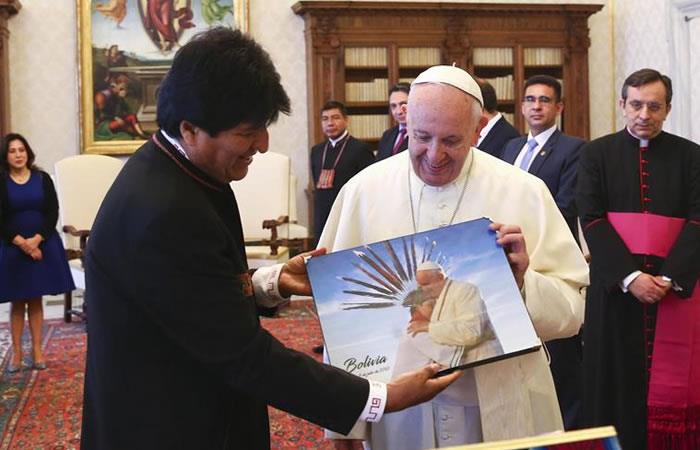 Evo Morales le propuso encuentros al papa en Bolivia. Foto: EFE