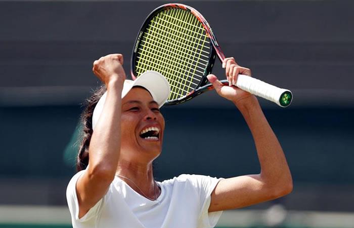 La jugadora de China Taipei Su-Wei Hsieh reivindicó su tenis. Foto: EFE