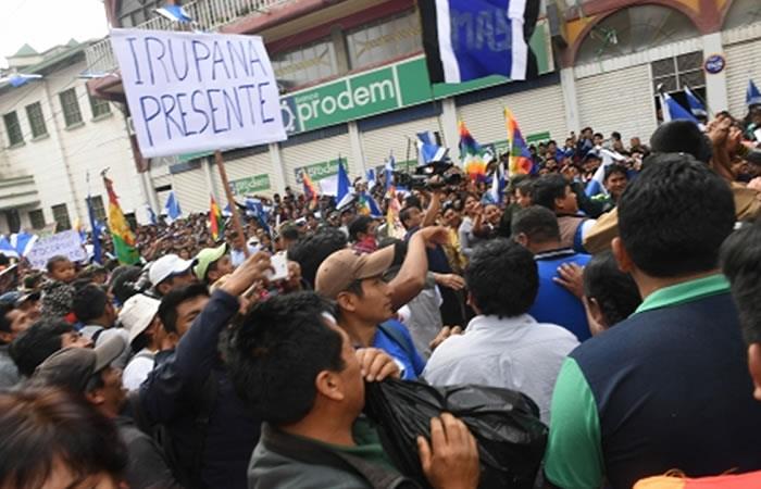 Yungas respaldan a Evo Morales. Foto: ABI
