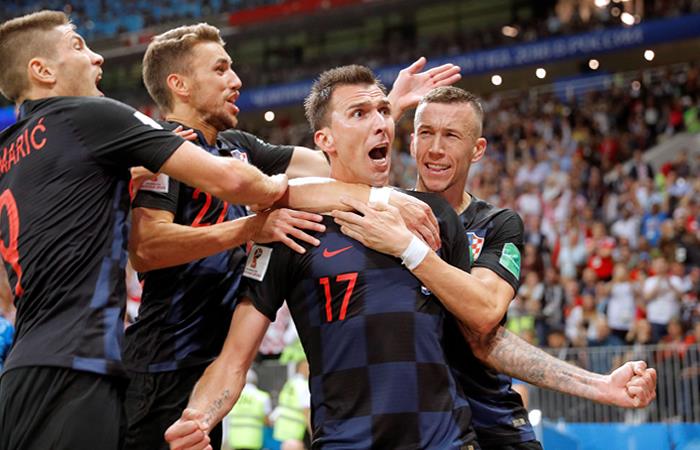 Croacia se clasifica a la gran final del Mundial de Rusia 2018. Foto: EFE