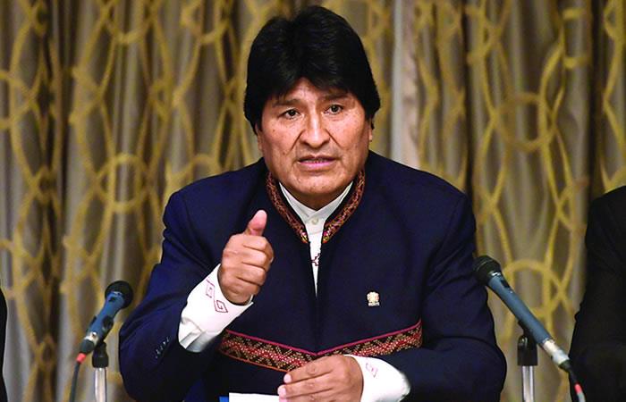 Evo Morales pide justicia en el caso. Foto: AFP