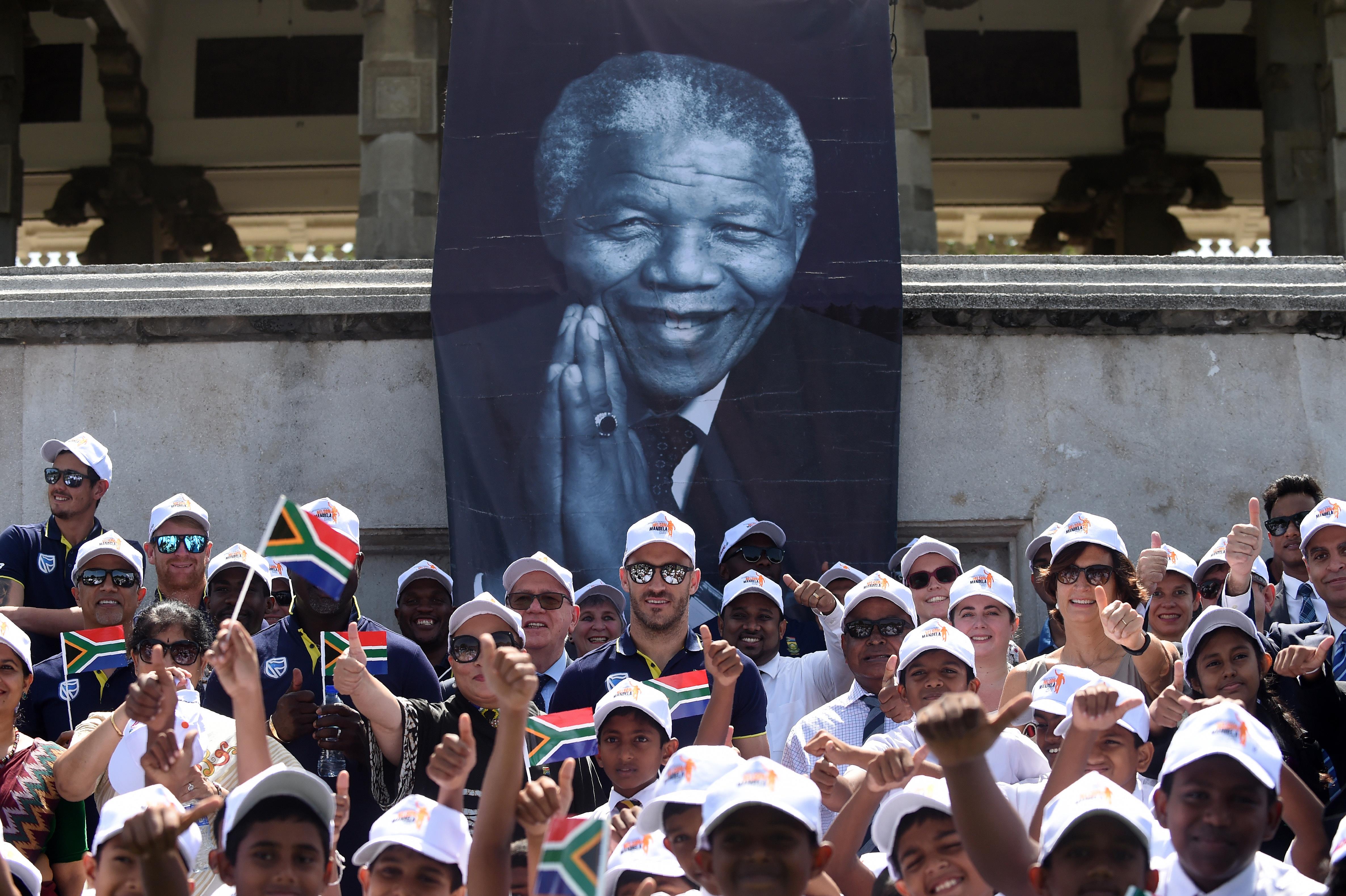 Homenaje en Sudáfrica a Mandela, un "gigante de la Historia". Foto: AFP