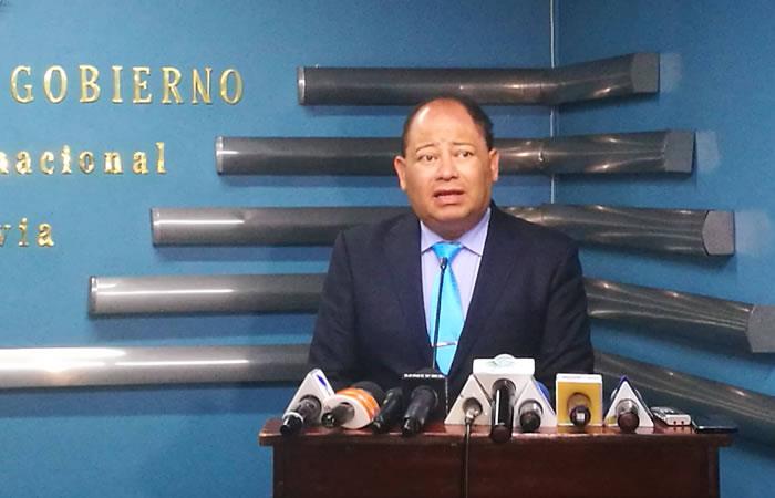 Ministro Romero confirma la noticia. Foto: ABI