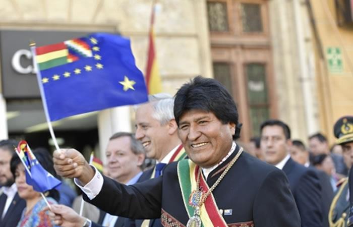 Evo Morales espera el fallo de la Haya. Foto: ABI