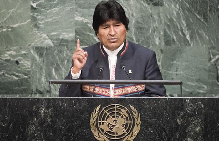 Evo Morales viaja a la ONU. Foto: AFP