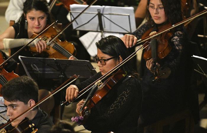 Sinfónica boliviana. Foto: AFP