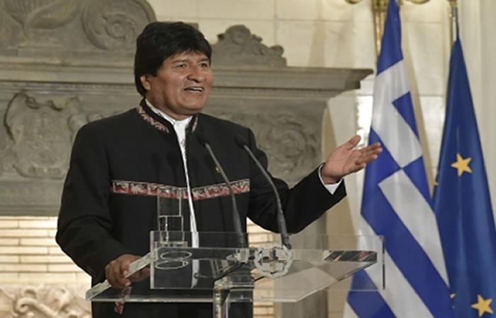 Morales se declaró admirador de Europa por ser "defensora 