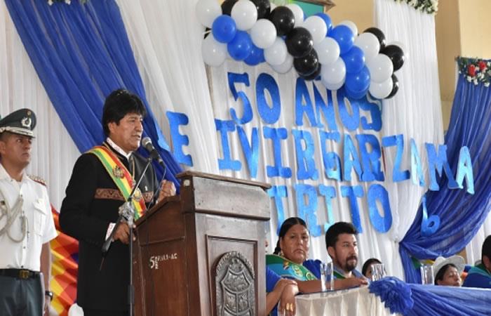 Presidente de Bolivia, Evo Morales. Foto: ABI