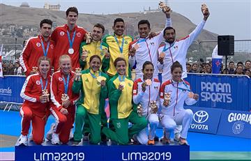 Brasil, Canadá y México estrenan el medallero panamericano del triatlón mixto