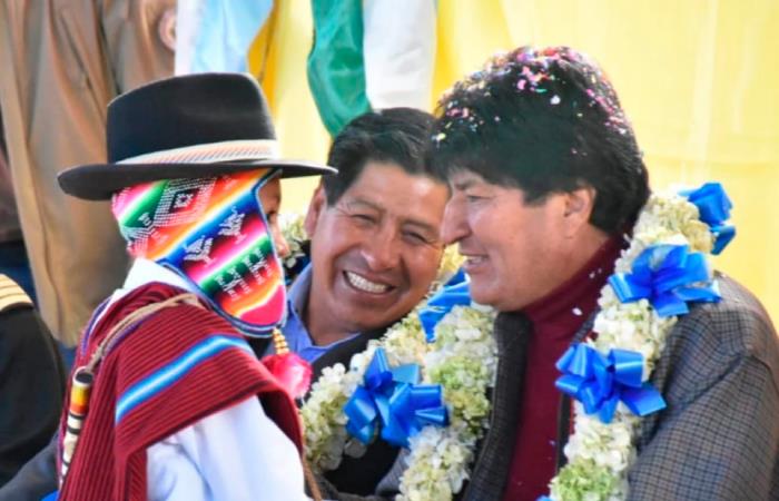 Evo Morales busca el voto del pueblo. Foto: Twitter