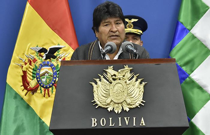 El presidente de Bolivia, Evo Morales. Foto: EFE