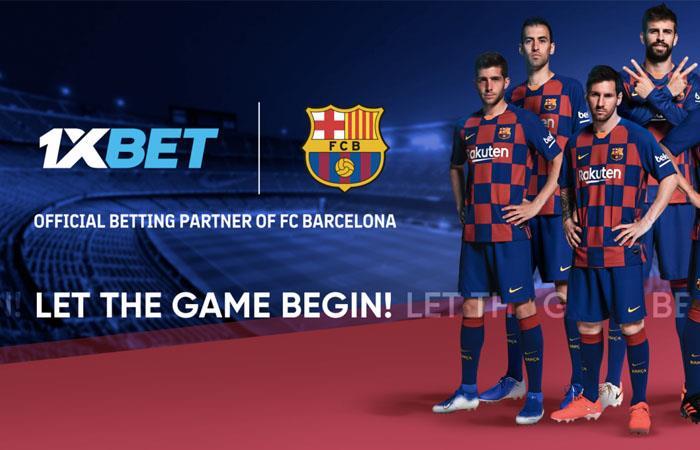 El FC Barcelona y 1xBet han firmado un nuevo acuerdo de patrocinio. Foto: Cortesía
