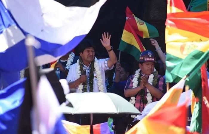Evo Morales sería electo nuevamente como presidente de Bolivia. Foto: Twitter