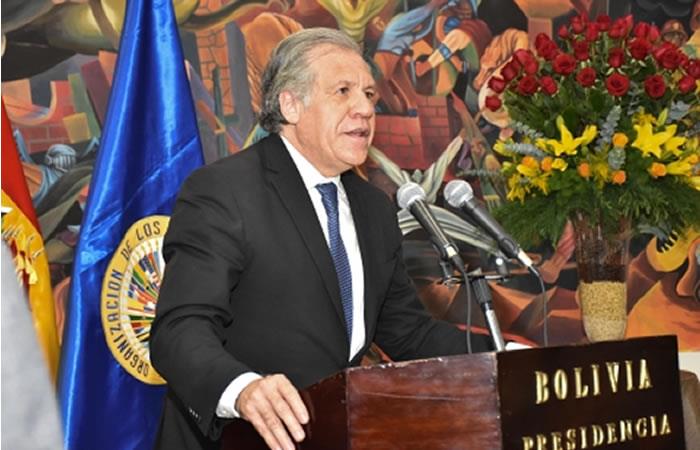 Secretario general de la OEA, Luis Almagro. Foto: ABI