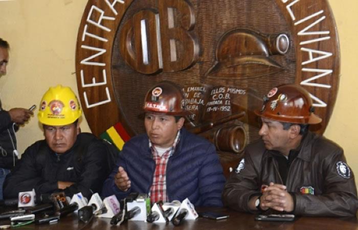 Central Obrera Boliviana. Foto: ABI