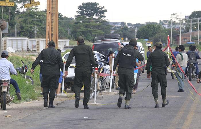 Militares y policías patrullan ciudades de Bolivia tras nuevos incidentes. Foto: EFE
