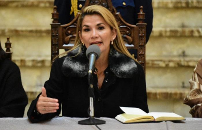 Jeanine Áñez, presidenta de Bolivia. Foto: ABI