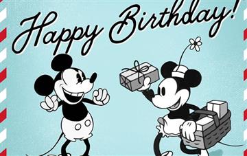 Mickey Mouse está de cumpleaños