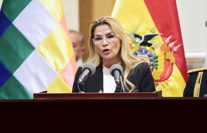 Presidenta Interina Jeanine Áñez. Foto: ABI