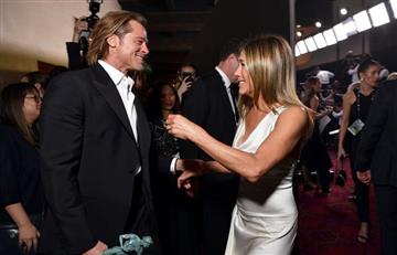 El cariñoso encuentro entre Brad Pitt y Jennifer Aniston en los SAG Awards