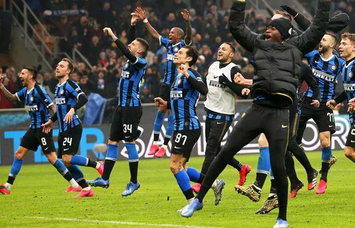 Inter de Milan alcanza a Juve y ahora es líder. Foto: EFE