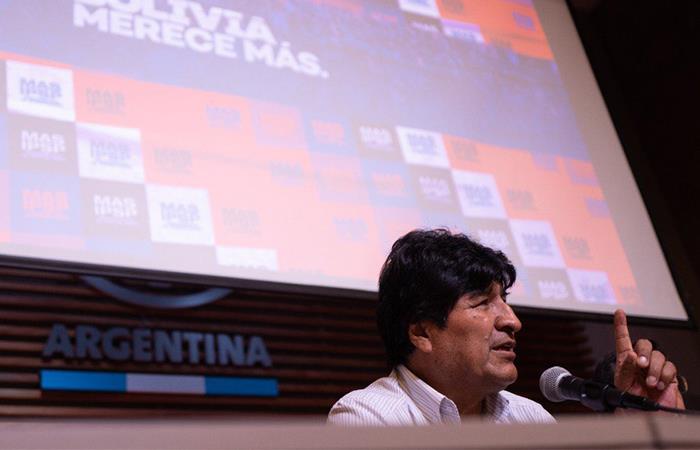 Evo Morales anunció su intención de ser senador. Foto: Twitter