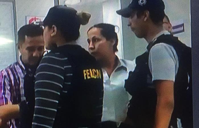 Dora Vallejos se entregó a la Fiscalía y dice ser inocente. Foto: ABI