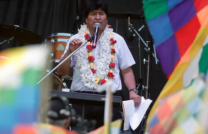 Expresidente de Bolivia, Evo Morales. Foto: EFE