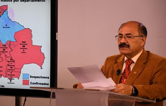 Ministro de Salud, Aníbal Cruz. Foto: ABI
