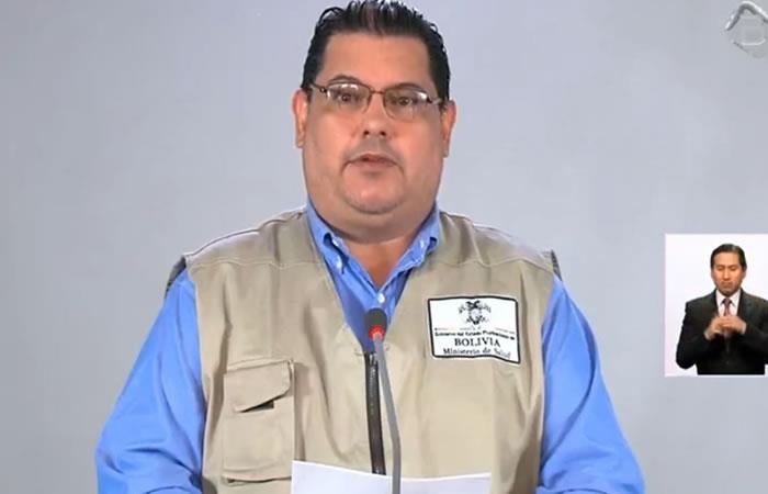 Jefe nacional de la Unidad de Epidemiología del Ministerio de Salud, Roberto Vargas. Foto: ABI