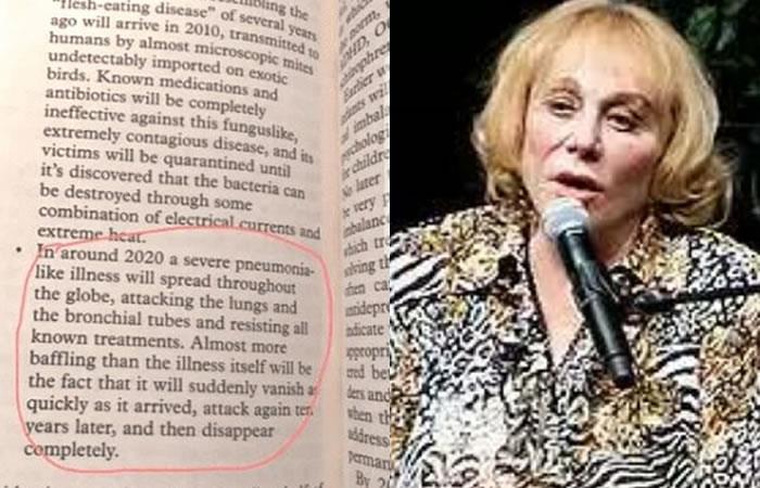 Sylvia Browne, la vidente que predijo el coronavirus en 2008. Foto: Twitter