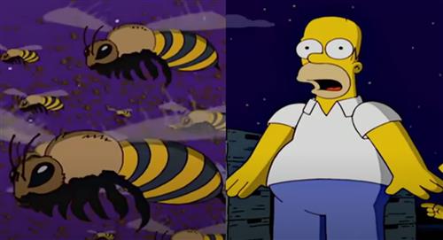 ¡Lo vuelven hacer! 'Los Simpson' predicen la llegada de los avispones asiáticos gigantes