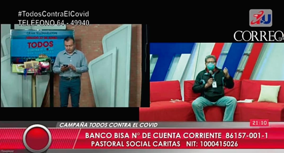 La Telemaratón fue un éxito. Foto: Twitter @abi_bolivia