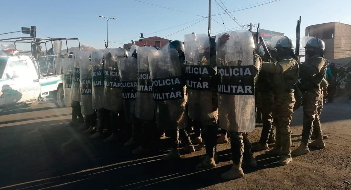Tensión pública en Cochabamba. Foto: ABI