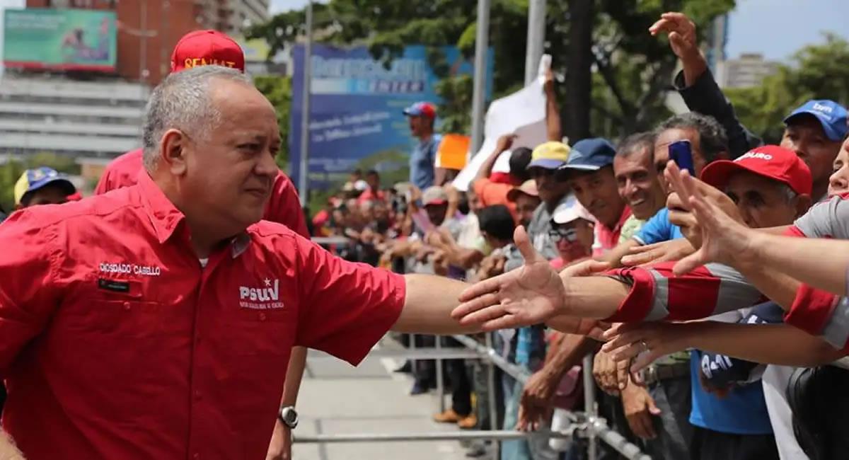 Diosdado Cabello, presidente de la ANC de Venezuela, dio positivo por coronavirus. Foto: EFE