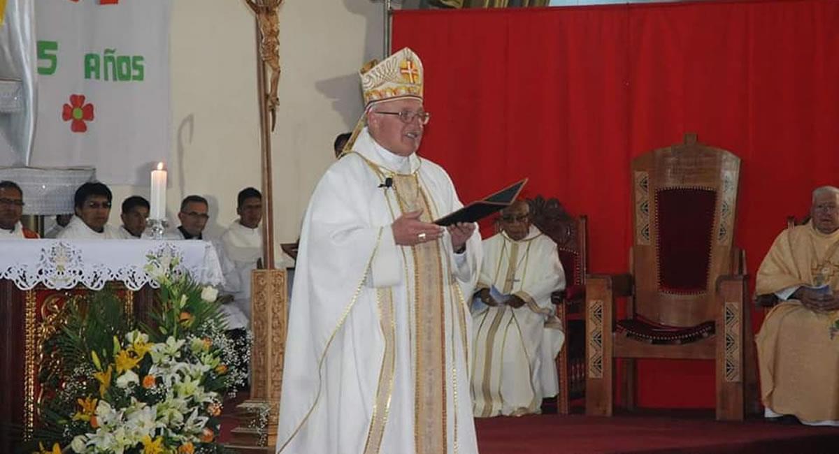 Monseñor Eugenio Escarpellini, obispo de la Diócesis de El Alto. Foto: ABI