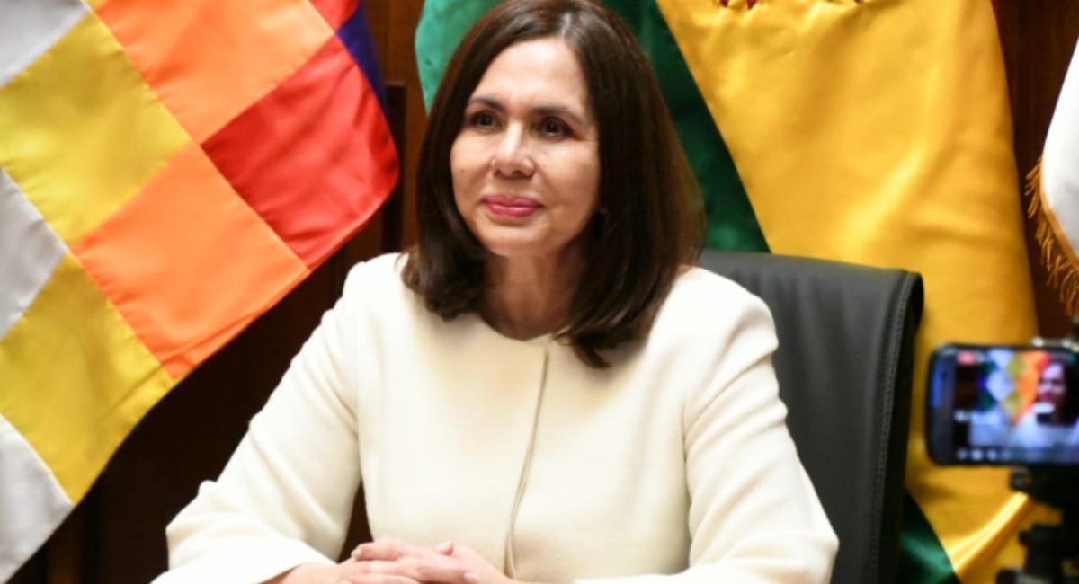 La ministra de Relaciones Exteriores, Karen Longaric. Foto: ABI