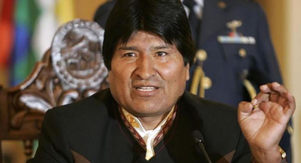 Expresidente boliviano indígena, Evo Morales. Foto: ABI