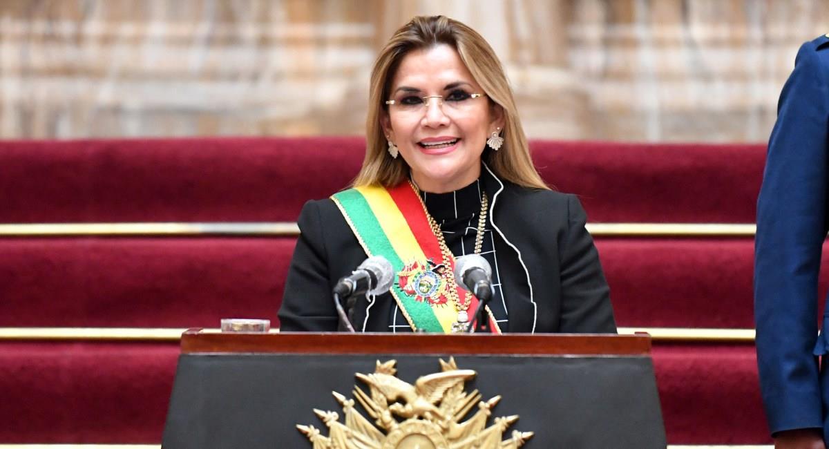 La presidenta Jeanine Áñez. Foto: ABI