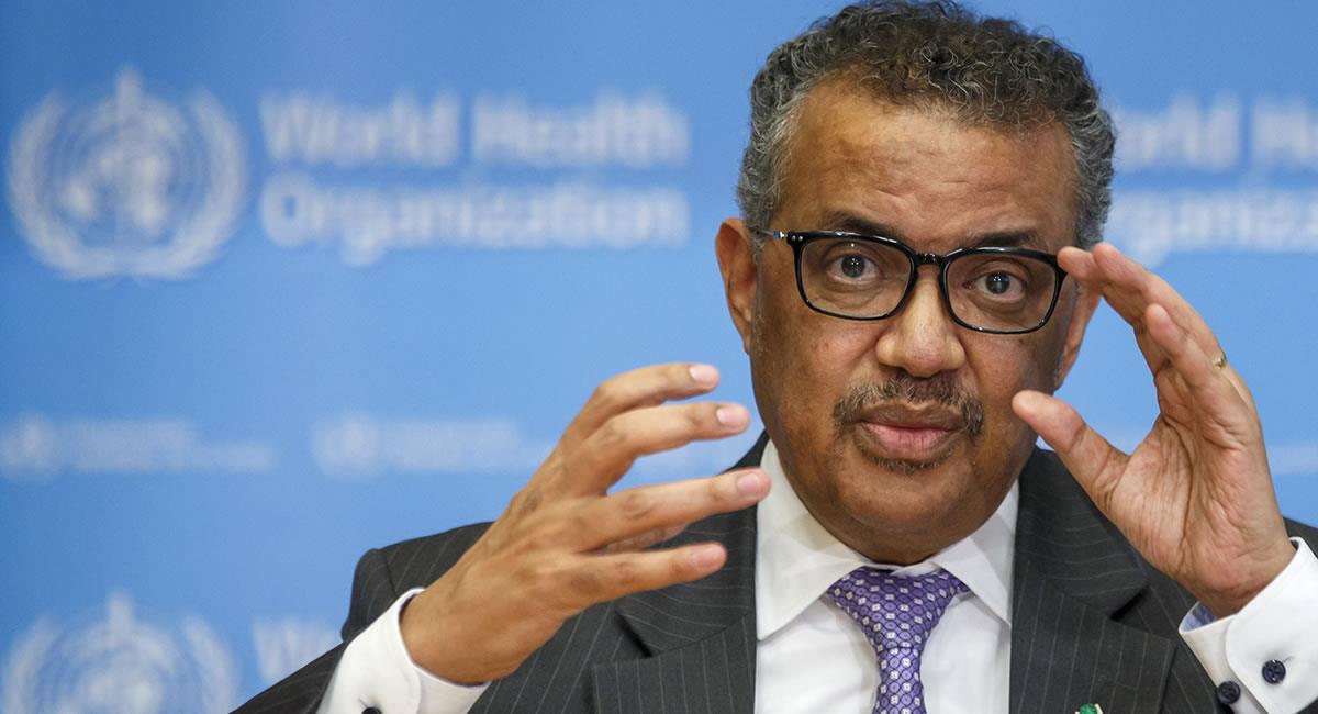 Director general de la Organización Mundial de la Salud (OMS), Tedros Adhanom Ghebreyesus. Foto: EFE
