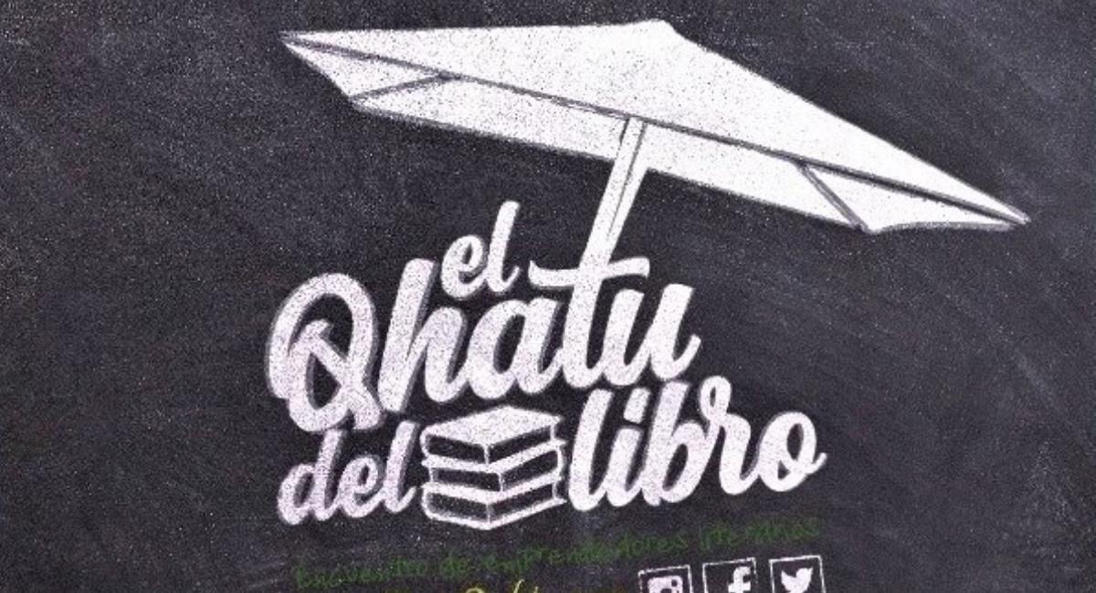 Imagen promocional del "Qhatu del libro". Foto: Twitter @lapazculturas