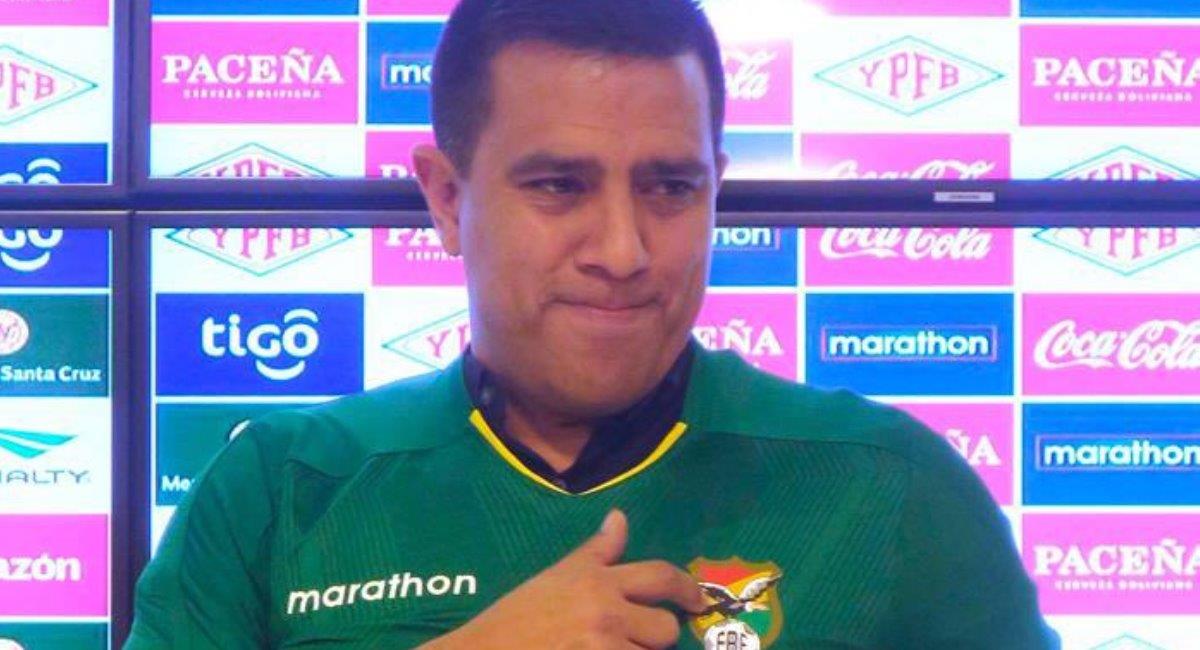 El director técnico de la selección boliviana, César Farías. Foto: Twitter @dtcesarfarias