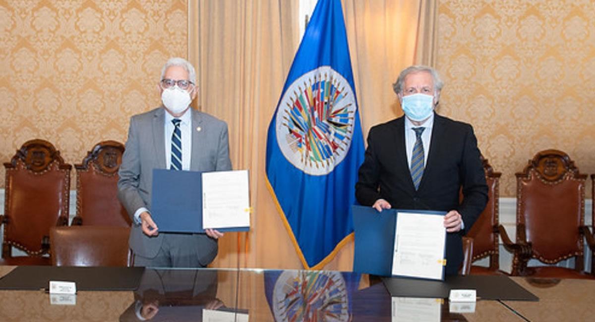 La OEA y Bolivia suscribieron un acuerdo para la observación electoral para los comicios generales. Foto: ABI