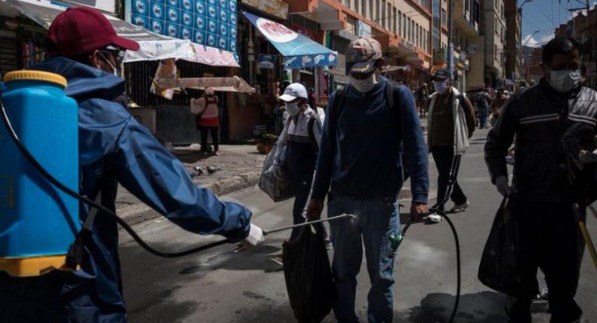 La Paz mantiene las restricciones peatonales y vehiculares. Foto: ABI