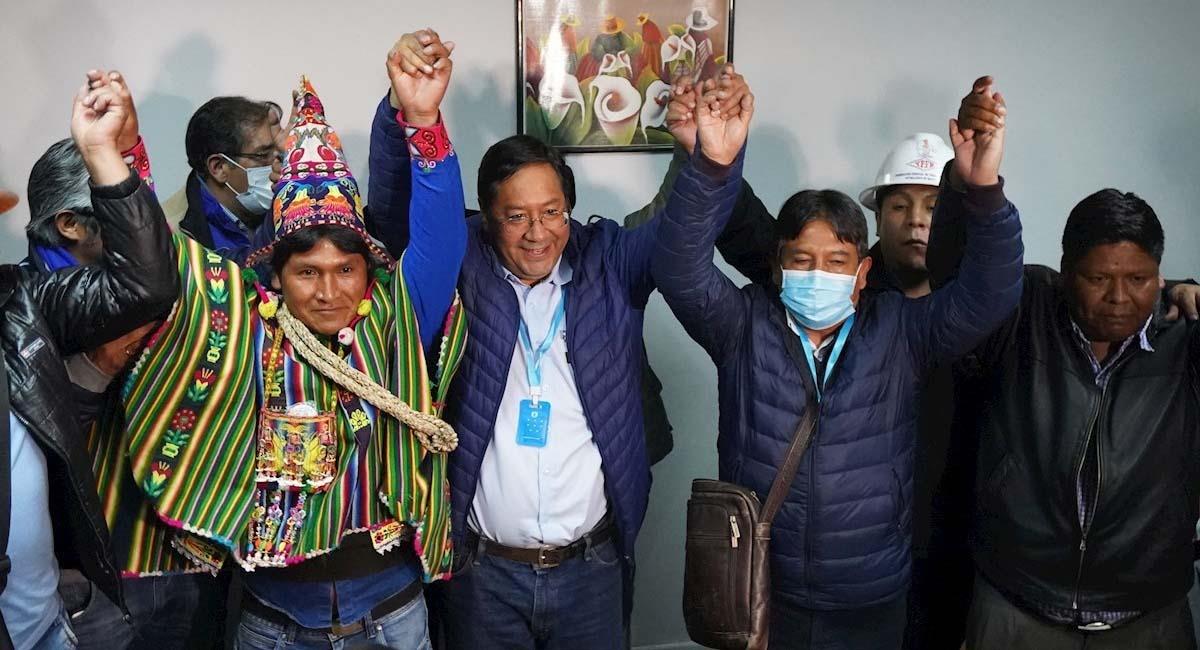 Luis Arce sería elegido presidente de Bolivia. Foto: EFE
