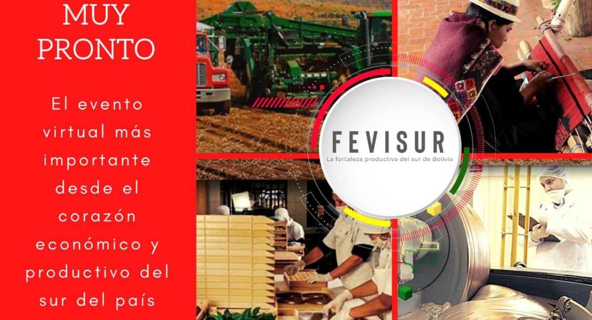 Lanzan la primera Feria Virtual del Sur (Fevisur). Foto: Facebook Bloque Empresarial Del Sur De Bolivia